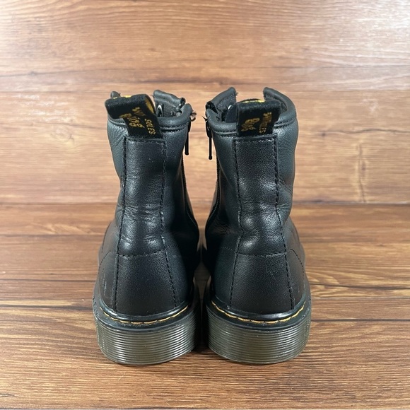 Dr. Martens DOCS Black Leather Lace Up Boots Shoes Women’s Size 5 - Picture 4 of 10